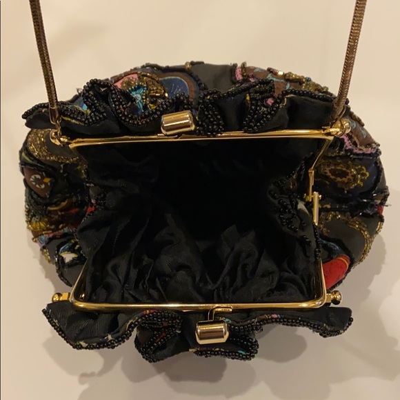 Antique/Vintage Beautiful Beaded Evening Purse - Picture 4 of 9